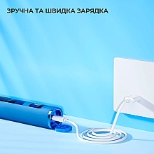 Электрическая зубная щетка Oclean X10 Blue - Oclean X10 Electric Toothbrush Blue — фото N14