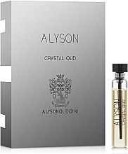 Духи, Парфюмерия, косметика Alyson Oldoini Crystal Oud - Парфюмированная вода (пробник)