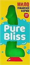 Мыло пикантной формы с присоской, зеленое - Pure Bliss Mini Green — фото N2