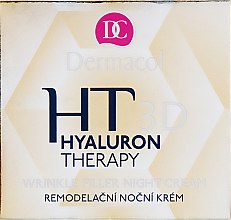 Нічний крем для обличчя з чистою гіалуроновою кислотою - Dermacol Hyaluron Therapy 3D Wrinkle Night Cream Filler — фото N5