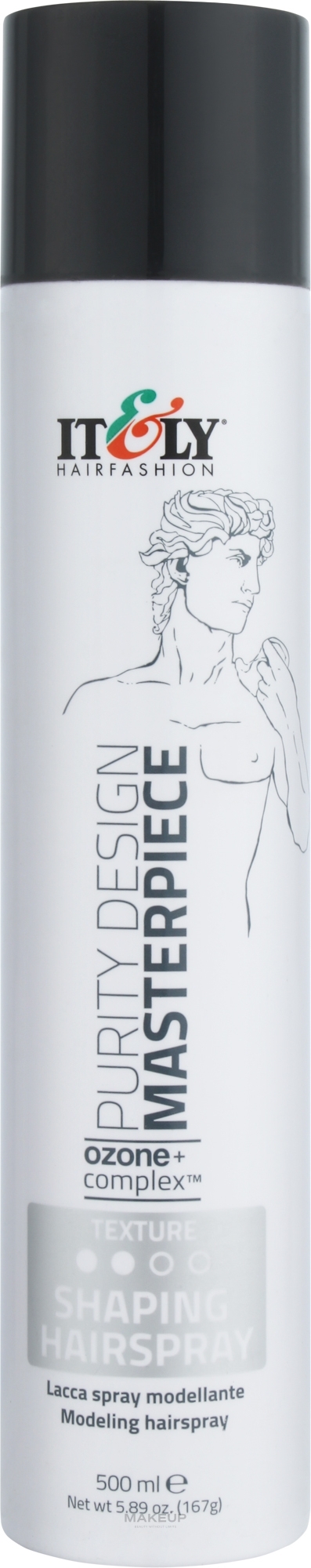 Лак для волосся, середня фіксація - Itely Hairfashion Purity Design Masterpiece — фото 500ml