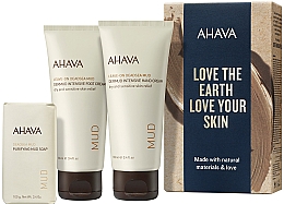 Духи, Парфюмерия, косметика Набор - Ahava Love The Earth Love Your Skin (h/cr/100ml + f/cr/100ml + soap/100g)