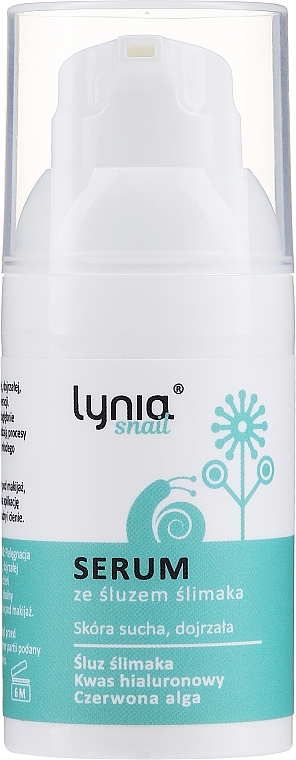 Сыворотка для лица с экстрактом улитки - Lynia Snail Extract Face Serum — фото N2