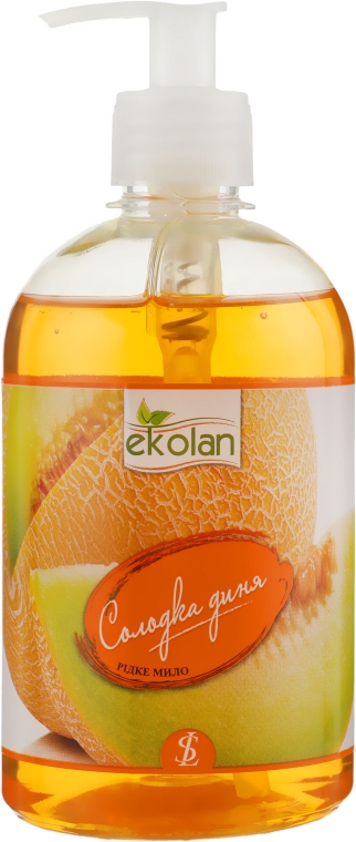 Жидкое мыло "Сладкая дыня" с дозатором - EkoLan