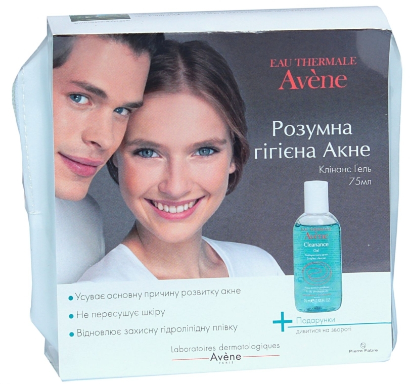 Набор "Умная Гигиена" - Avene Eau Thermale (gel/75ml + lot/25ml + emu/5ml + cr/5ml + cr/5ml)