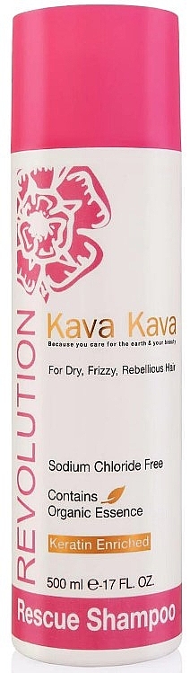 Восстанавливающий шампунь для сухих, вьющихся и непослушных волос - Kava Kava Rescue Shampoo — фото N1