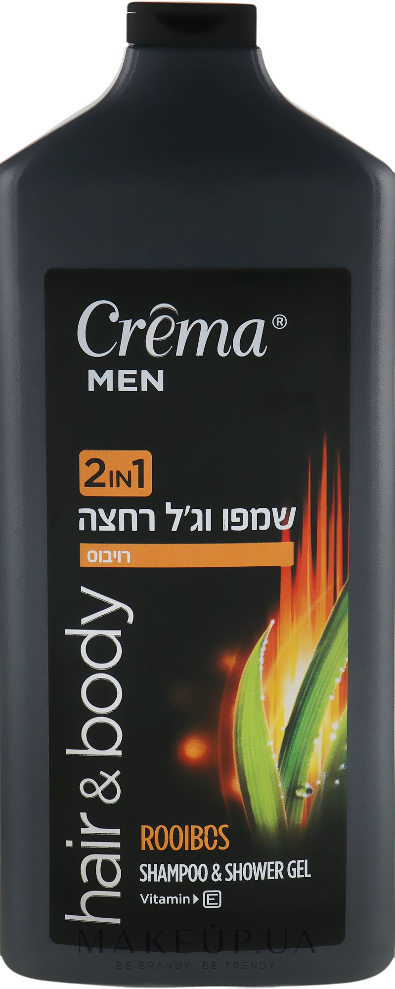 Шампунь і гель для душу 2в1 - Crema Men Shampoo and Shower Gel Rooibos — фото 700ml