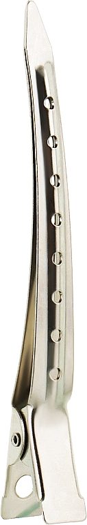 Затискач для волосся "Качка", металевий, 8.8 см - Vero Professional