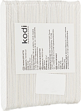 Парфумерія, косметика Набір пилок для нігтів 100/100, білий - Kodi Professional