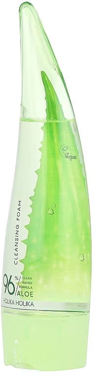 Очищающая пенка для лица - Holika Holika Aloe Clean Water Formula 96% Cleansing Foam — фото N2