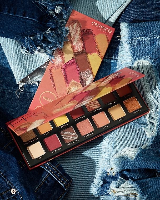 Палетка теней для век - Catrice Pro Desert Romance Slim Eyeshadow Palette — фото N8