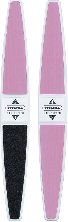 Полірувальник для манікюру, блідо-рожевий - Titania Nail Buffer — фото N1