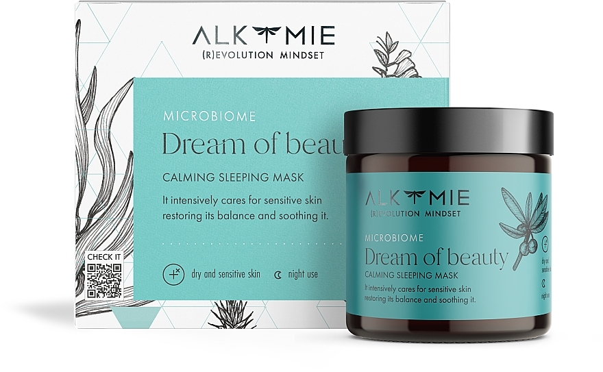 Нічна маска для обличчя - Alkemie Dream Of Beauty Calming Sleeping Mask — фото N3