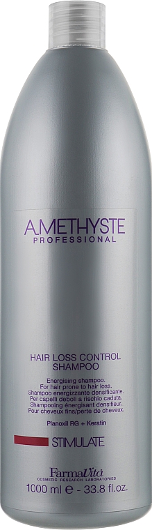 Шампунь для стимулирования роста волос - Farmavita Amethyste Stimulate Hair Loss Control Shampoo — фото N3