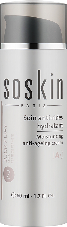 Увлажняющий, омолаживающий крем для лица - Soskin A+ Moisturizing Anti-Ageing Cream