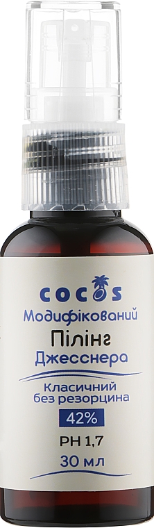 Модифікований пілінг Джесснера класичний без резорцина 42% - Cocos