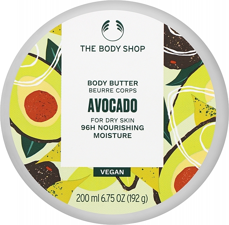 Масло для тела "Авокадо" - The Body Shop Avocado Body Butter For Dry Skin — фото N2