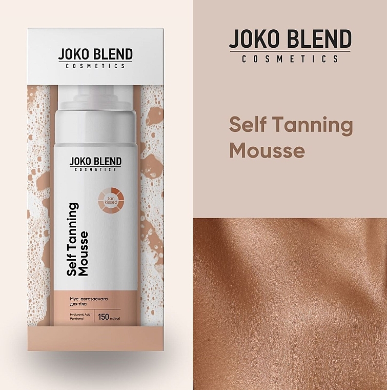 Мусс-автозагар для тела - Joko Blend Self Tanning Mousse — фото N2