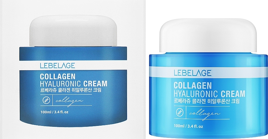 Крем для обличчя з гіалуроном і колагеном - Lebelage Collagen Hyaluronic Cream — фото N2