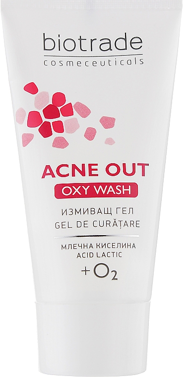 Гель "Кисневе вмивання" для жирної та проблемної шкіри - Biotrade Acne Out Oxy Wash Cleansing Gel For Face (міні) — фото N4