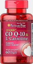 Харчова добавка "Коензим Q10 30 мг та L-карнітин" - Puritan's Pride Q-Sorb Co Q-10 30mg & L-Carnitine — фото N1