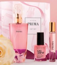 Духи, Парфюмерия, косметика Avon Prima - Набор (edp/50ml + edp/10ml + nail/polish/10ml)