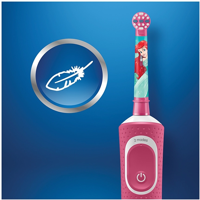 Электрическая зубная щетка, Ариэль - Oral-B Kids Vitality 100 Princess Pink — фото N4