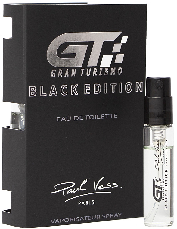 Paul Vess Gran Turismo Black Edition - Туалетная вода (пробник) — фото N1