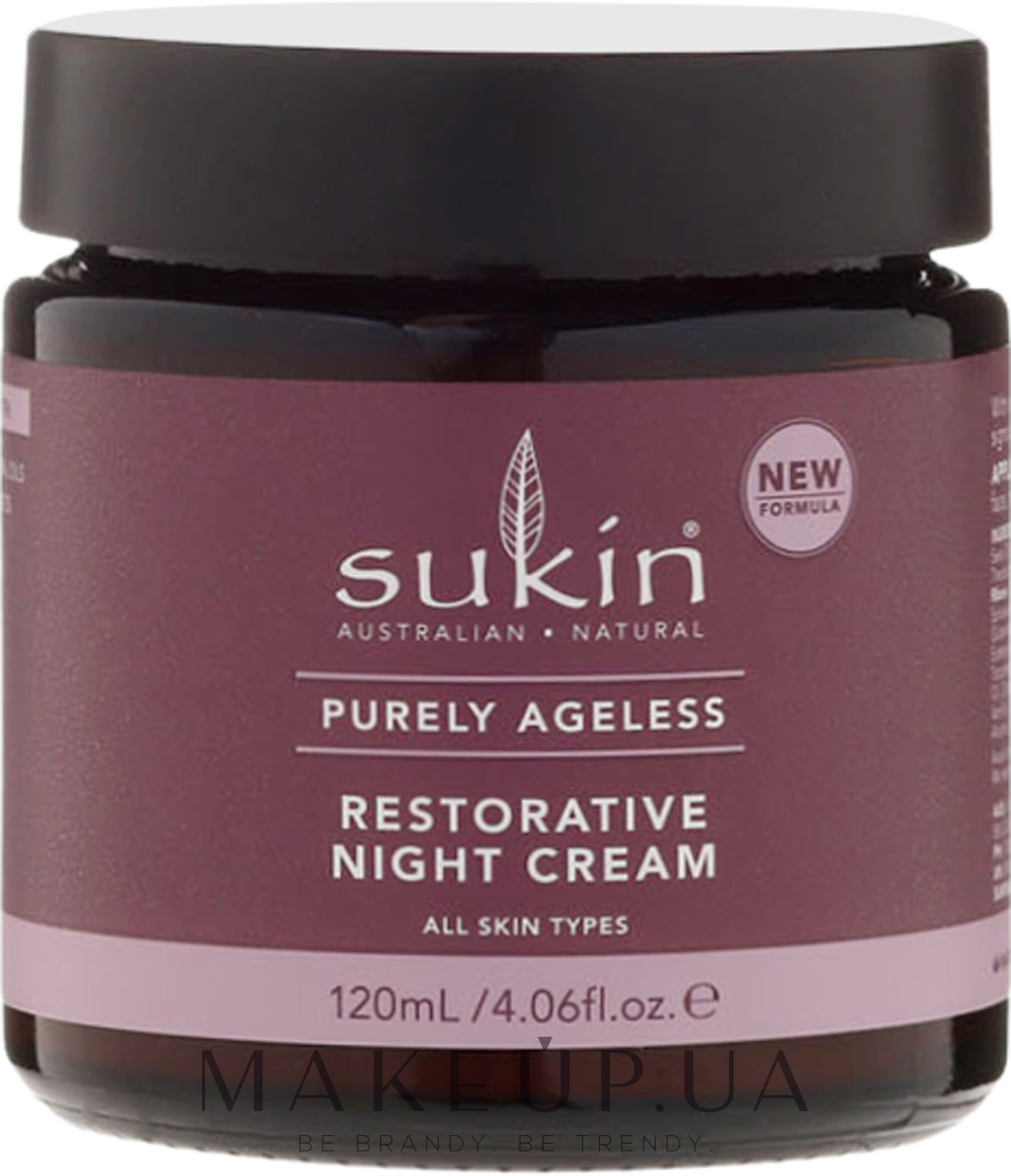 Антивіковий нічний крем для обличчя - Sukin Purely Ageless Night Cream — фото 120ml