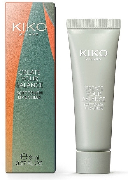 Крем-тинт для губ и щек - Kiko Milano Create Your Balance Soft Touch Lip&Cheek — фото N1