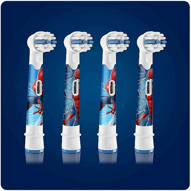 Насадка для зубной щётки, 4шт - Oral-b Braun Stages Power Eb10 Spider-man — фото N3