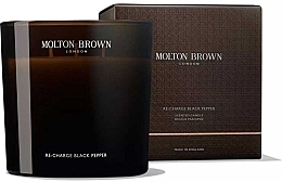 Molton Brown Re-Charge Black Pepper Scented Candle - Ароматическая свеча c 3 фитилями — фото N1