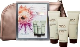 Парфумерія, косметика Набір - Ahava Minerals in Full Bloom (gel/cr/15ml + mask/25ml + h/cr/20ml)