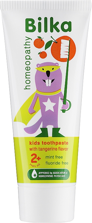Детская зубная крем-паста - Bilka Homeopathy Kids 2+ Organic Toothpaste — фото N1