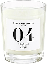 Парфумерія, косметика Ароматична свічка - Bon Parfumeur 04 Black Tea, Mugwort, Birch Candle