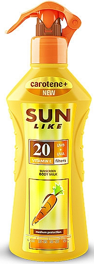 Солнцезащитное спрей-молочко SPF 20 - Sun Like Body Milk SPF 20  — фото N1