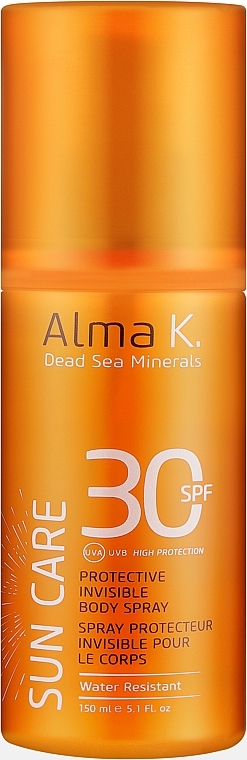 Спрей солнцезащитный невидимый для тела - Alma K Sun Care Protective Invisible Body Spray SPF30 — фото N1