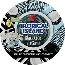 Парфумерія, косметика Дрібнозернистий пілінг для обличчя - Marion Tropical Island Black Coco Face Scrub