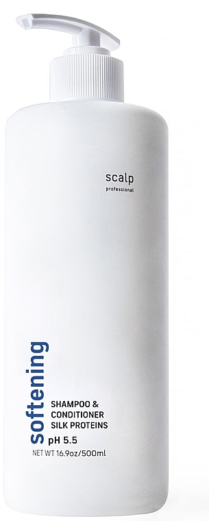 Пом'якшувальний шампунь-кондиціонер з протеїнами шовку - Scalp Softening Shampoo & Conditioner Silk Proteins — фото N2