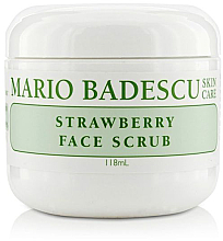Парфумерія, косметика Полуничний скраб для обличчя - Mario Badescu Strawberry Face Scrub