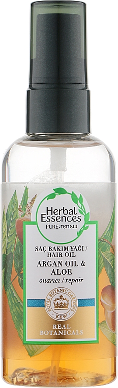 Масло для волос - Herbal Essences Argan Oil & Aloe Hair Oil — фото N1