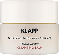 Парфумерія, косметика Очищувальний бальзам для обличчя - Klapp Multi Level Performance Triple Action Cleansing Balm