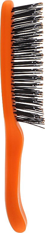 Щетка для волос "Spider", 8 рядов, матовая, оранжевая - I Love My Hair  — фото N2