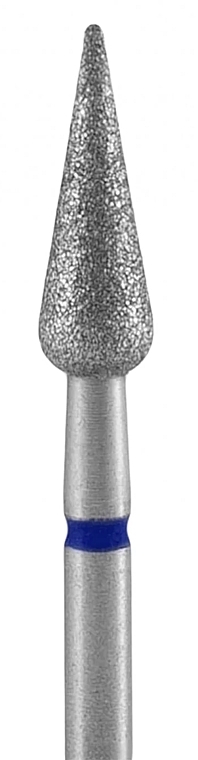 Фреза алмазна "Груша", синя, діаметр 4 мм, робоча частина 12 мм - Staleks Pro — фото N1