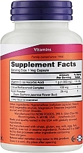 Желатинові капсули "Вітамін С" - Now Foods Vitamin C 1000 — фото N2