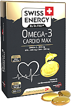 Парфумерія, косметика Збалансований комплекс жирних кислот - Swiss Energy Omega-3 Cardio Max