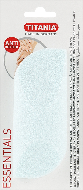 Пемза для педикюру, блакитна - Titania Antibacterial — фото N1