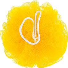 Парфумерія, косметика Мочалка для душу "Бантик", жовта - Avrora Style