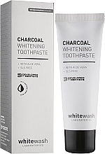 Зубна паста відбілювальна з активованим деревним вугіллям - WhiteWash Laboratories Charcoal Whiteninng Toothpaste — фото N2