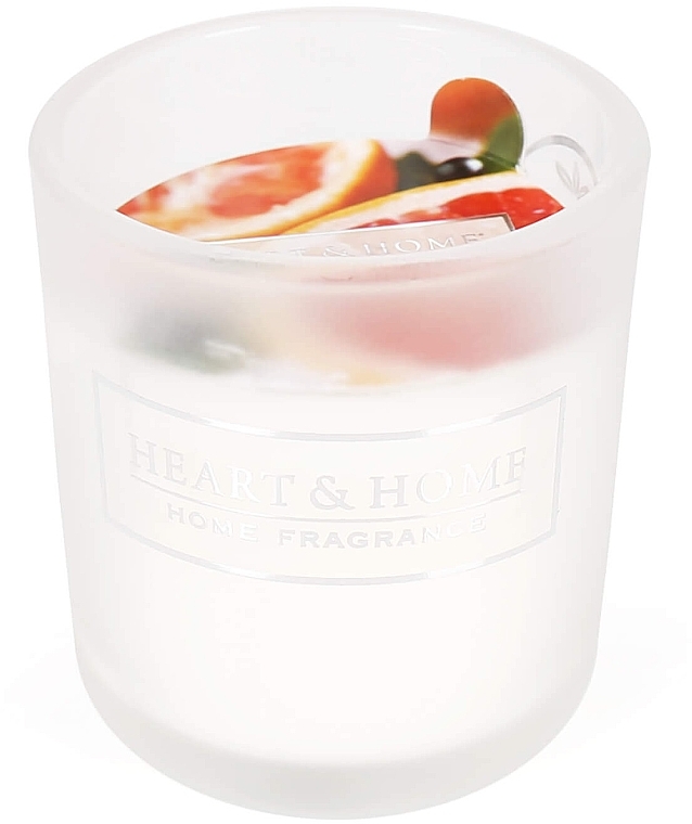 Ароматична свічка-вотив "Свіжий грейпфрут і чорна смородина" - Heart & Home Fresh Grapefruit And Black Currant Votive Candle — фото N1